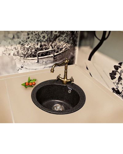 Кухонная мойка GranFest Rondo GF-R450 Черная