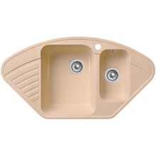 Кухонная мойка GranFest Quarz GF-Z14 Бежевая