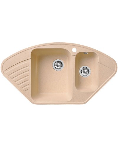 Кухонная мойка GranFest Quarz GF-Z14 Бежевая