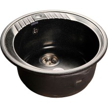 Кухонная мойка GranFest Rondo GF-R520 Черная