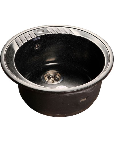 Кухонная мойка GranFest Rondo GF-R520 Черная