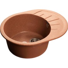 Кухонная мойка GranFest Rondo GF-R580L Терракот