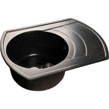 Кухонная мойка GranFest Rondo GF-R650L Черная