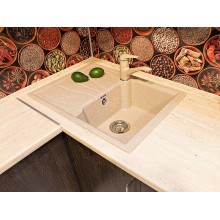 Кухонная мойка GranFest Standart GF-S680L Песочная