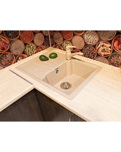 Кухонная мойка GranFest Standart GF-S680L Песочная