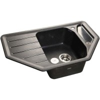 Кухонная мойка GranFest Corner GF-C800E Черная