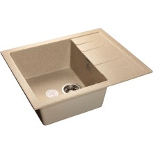 Кухонная мойка GranFest Quadro GF-Q650L Песочная