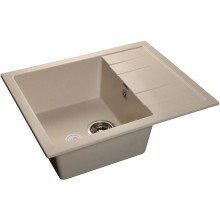 Кухонная мойка GranFest Quadro GF-Q650L Белая