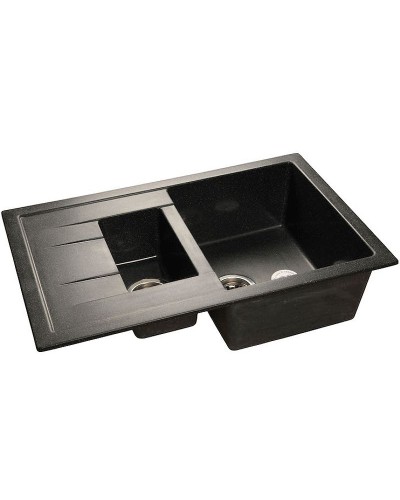 Кухонная мойка GranFest Quadro GF-Q775KL Черная