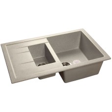 Кухонная мойка GranFest Quadro GF-Q775KL Серая