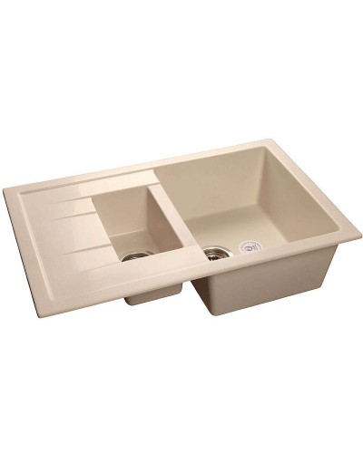 Кухонная мойка GranFest Quadro GF-Q775KL Белая