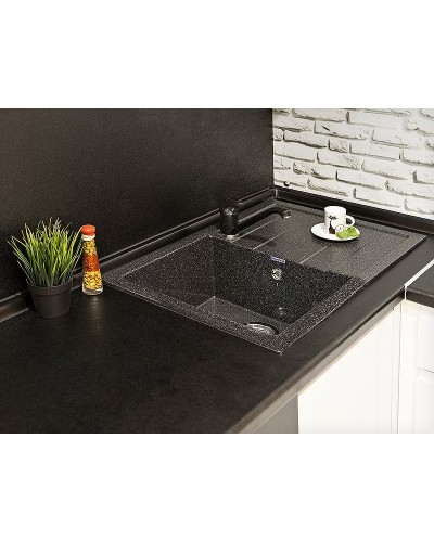 Кухонная мойка GranFest Quadro GF-Q780L Черная