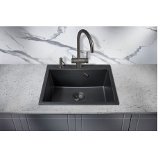 Кухонная мойка Milacio Murcia 60 Cuarzo MC.77011 Черная матовая