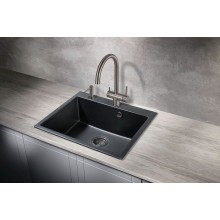 Кухонная мойка Milacio Murcia 60 Cuarzo MC.77011 Черная матовая