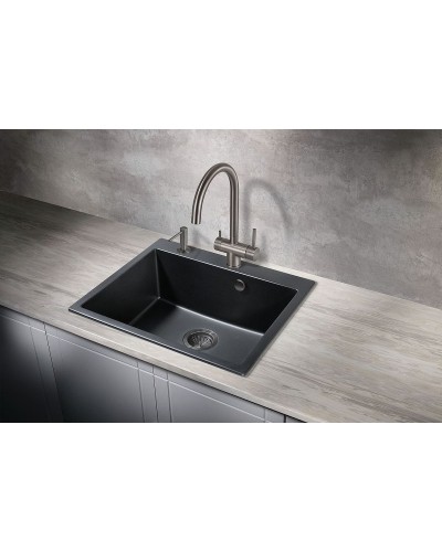 Кухонная мойка Milacio Murcia 60 Cuarzo MC.77011 Черная матовая