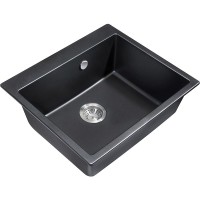 Кухонная мойка Milacio Murcia 60 Cuarzo MC.77011 Черная матовая