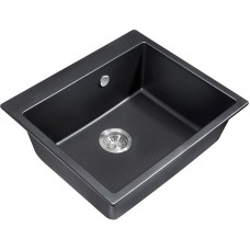 Кухонная мойка Milacio Murcia 60 Cuarzo MC.77011 Черная матовая