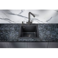 Кухонная мойка Milacio Murcia 42 Cuarzo MC.77041 Черная матовая