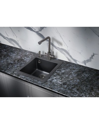 Кухонная мойка Milacio Murcia 42 Cuarzo MC.77041 Черная матовая