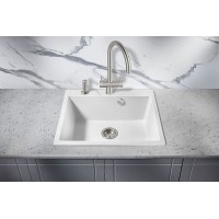 Кухонная мойка Milacio Murcia 60 Cuarzo MC.77012 Белая