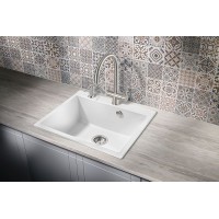 Кухонная мойка Milacio Murcia 60 Cuarzo MC.77012 Белая