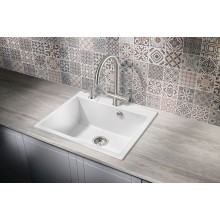 Кухонная мойка Milacio Murcia 60 Cuarzo MC.77012 Белая