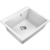 Кухонная мойка Milacio Murcia 60 Cuarzo MC.77012 Белая