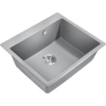 Кухонная мойка Milacio Murcia 60 Cuarzo MC.77013 Серый металлик