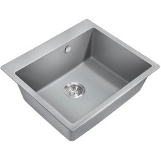 Кухонная мойка Milacio Murcia 60 Cuarzo MC.77013 Серый металлик