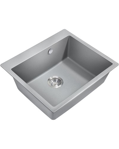 Кухонная мойка Milacio Murcia 60 Cuarzo MC.77013 Серый металлик