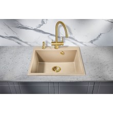 Кухонная мойка Milacio Murcia 60 Cuarzo MC.77014 Бежевая