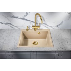 Кухонная мойка Milacio Murcia 60 Cuarzo MC.77014 Бежевая