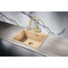 Кухонная мойка Milacio Murcia 60 Cuarzo MC.77014 Бежевая