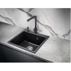 Кухонная мойка Milacio Murcia 51 Cuarzo MC.77021 Черная матовая