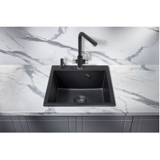 Кухонная мойка Milacio Murcia 51 Cuarzo MC.77021 Черная матовая