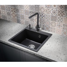 Кухонная мойка Milacio Murcia 51 Cuarzo MC.77021 Черная матовая