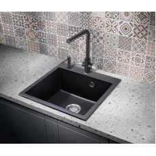 Кухонная мойка Milacio Murcia 51 Cuarzo MC.77021 Черная матовая