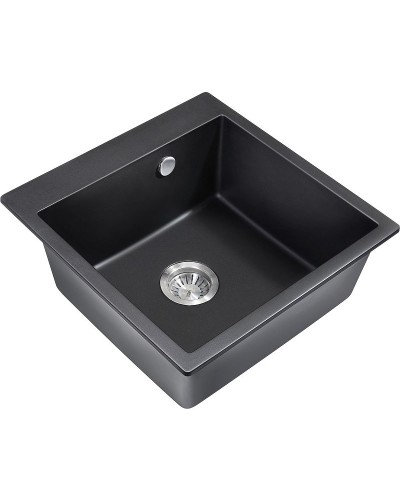 Кухонная мойка Milacio Murcia 51 Cuarzo MC.77021 Черная матовая