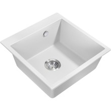 Кухонная мойка Milacio Murcia 51 Cuarzo MC.77022 Белая