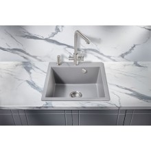 Кухонная мойка Milacio Murcia 51 Cuarzo MC.77023 Серый металлик