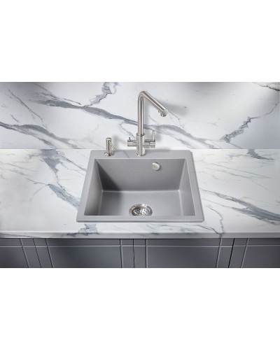 Кухонная мойка Milacio Murcia 51 Cuarzo MC.77023 Серый металлик
