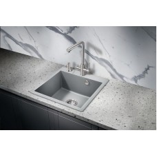 Кухонная мойка Milacio Murcia 51 Cuarzo MC.77023 Серый металлик