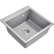 Кухонная мойка Milacio Murcia 51 Cuarzo MC.77023 Серый металлик