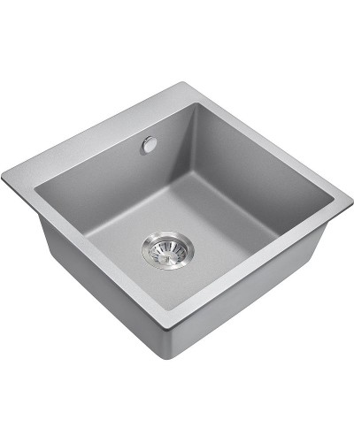Кухонная мойка Milacio Murcia 51 Cuarzo MC.77023 Серый металлик
