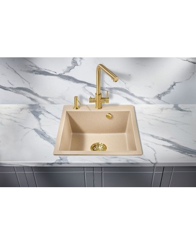 Кухонная мойка Milacio Murcia 51 Cuarzo MC.77024 Бежевая