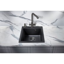 Кухонная мойка Milacio Murcia 46 Cuarzo MC.77031 Черная матовая