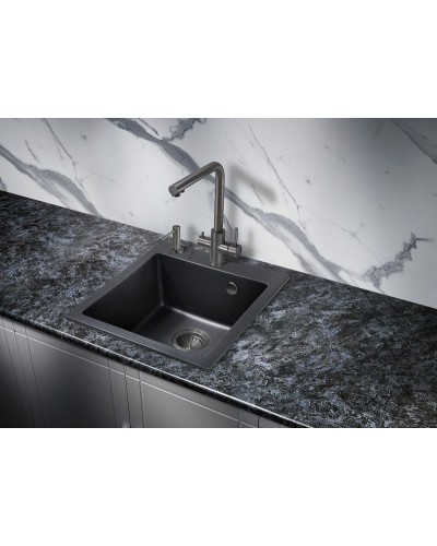Кухонная мойка Milacio Murcia 46 Cuarzo MC.77031 Черная матовая