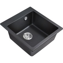 Кухонная мойка Milacio Murcia 46 Cuarzo MC.77031 Черная матовая