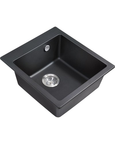 Кухонная мойка Milacio Murcia 46 Cuarzo MC.77031 Черная матовая