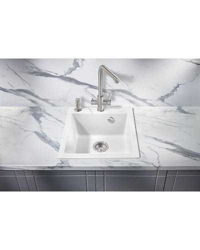 Кухонная мойка Milacio Murcia 46 Cuarzo MC.77032 Белая